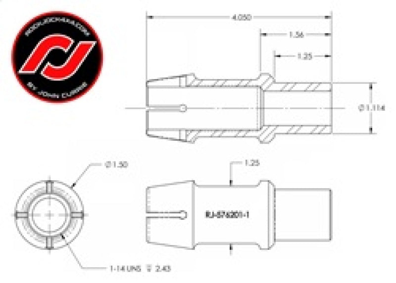 RockJock RockNut Kit (1in RH Thread)