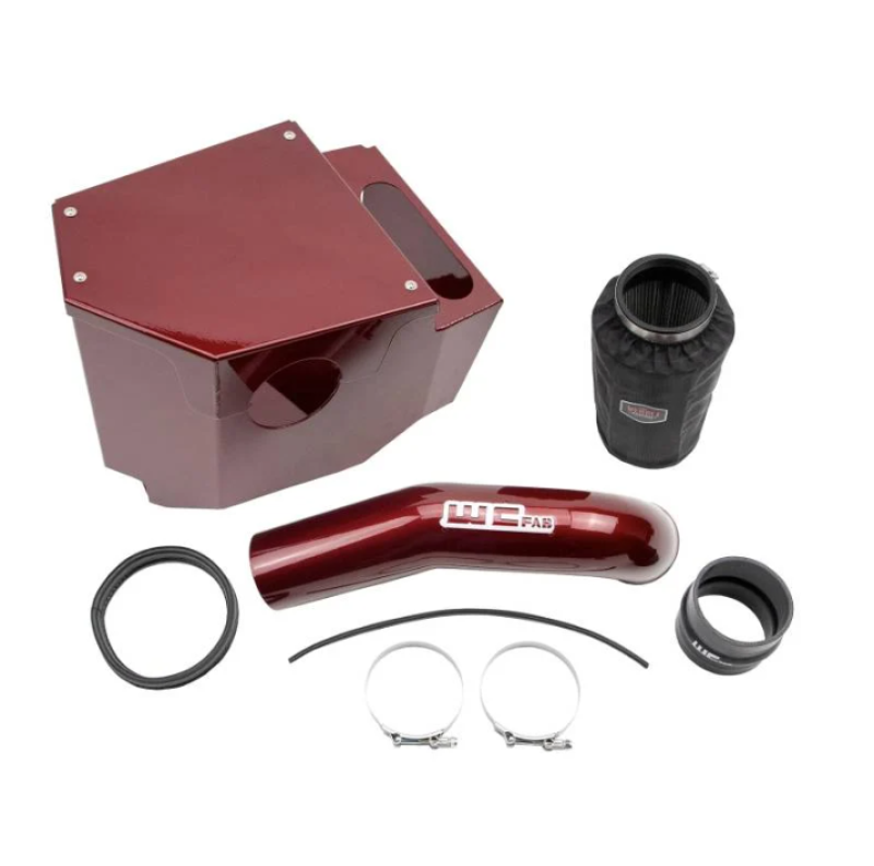 Wehrli Custom Fabrication WCF100702-GW 4in Intake Kit Gloss White for 2020-2026 Chevrolet Silverado / GMC Sierra 2500 HD / 3500 HD 6.6L L5P Duramax