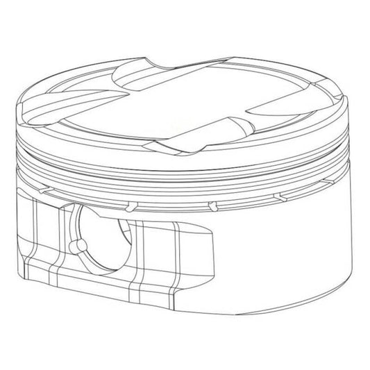 CP Pistons SC7637-4 Piston & Ring Set for Audi/Volkswagen 2.0L TSI 83mm Bore 9.5:1 CR Set of 4