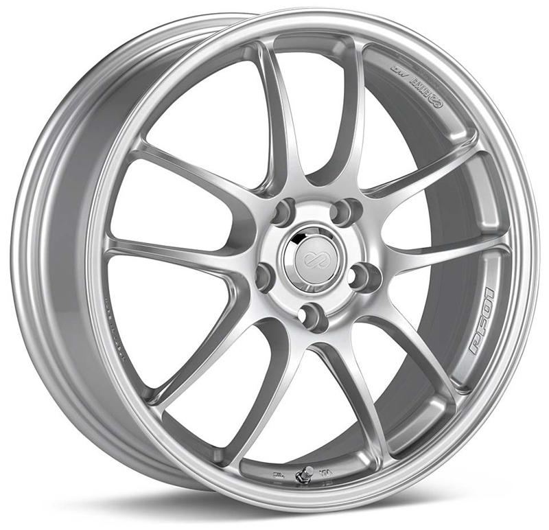 Enkei PF01 17x8 5x114.3 45mm Offset Silver Wheel 2006-2010 Civic Si