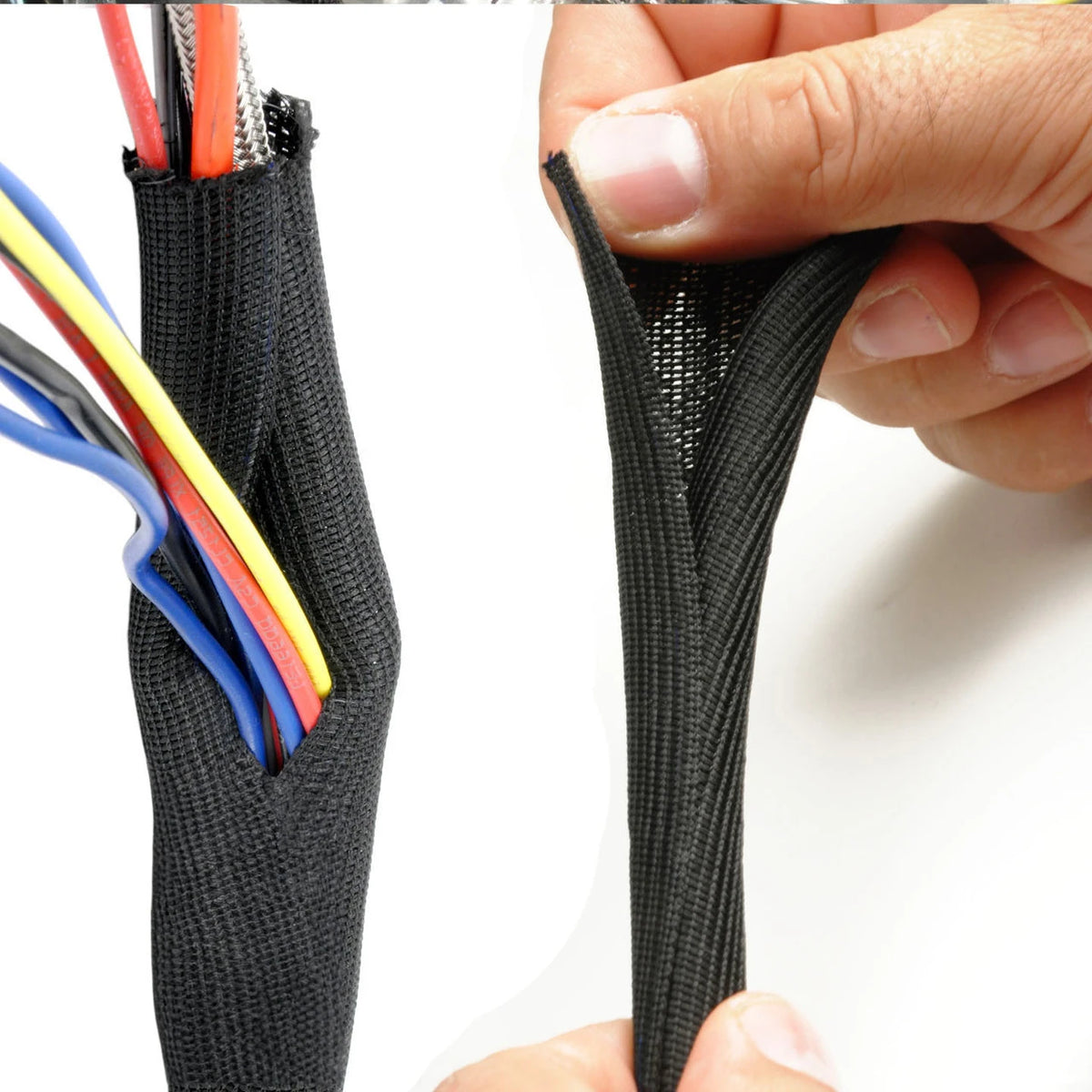 DEI Split Wire Sleeve Easy Loom 8mm-5/16in x 20 Black