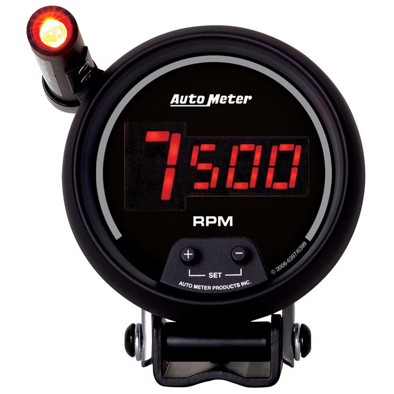 AutoMeter 6300 Sport-Comp Digital 5-Piece Gauge Kit 3-3/8in & 2-1/16in Electric Speedometer