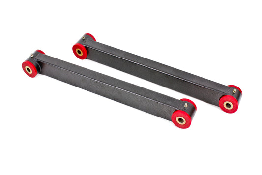 BMR 2005-2014 S197 Mustang Non-Adj. Boxed Lower Control Arms (Polyurethane) (1.25x2in Boxed Tubing) - Black Hammertone