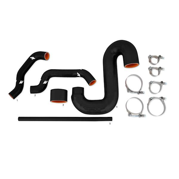 Mishimoto Subaru 02-07 WRX/04-07 STi Top-Mount Intercooler Kit - Powder Coated Black & Black Hoses - #MMTMIC-WRX-01BKBK