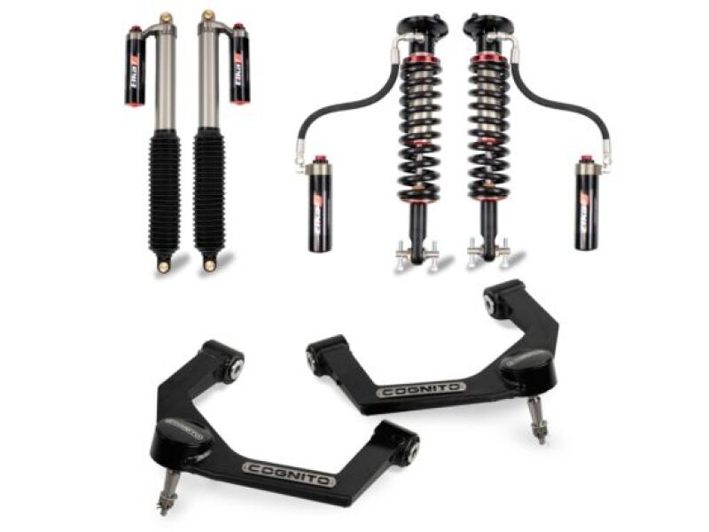 Cognito Motorsports 220-P1141 2.5-Inch Elite Leveling Kit with Elka 2.5 Reservoir Shocks for 2021-2025 Ford F-150 4WD