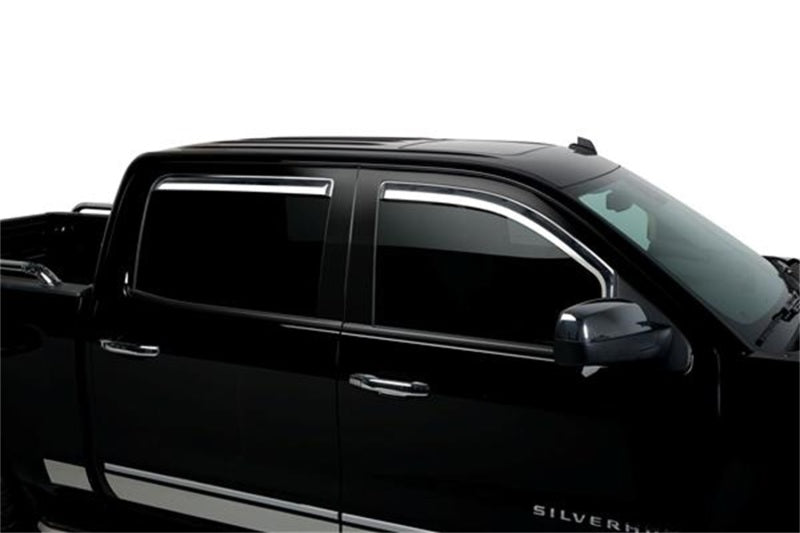 Putco for 2014-2018 Chevrolet Silverado LD - 4 Door - Crew Cab Element Chrome Window Visors