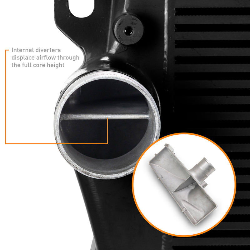 Mishimoto 2019+ Dodge Ram 6.7L Cummins Intercooler Kit / BK Cooler - WBK Pipes - #MMINT-RAM-19KBKWBK