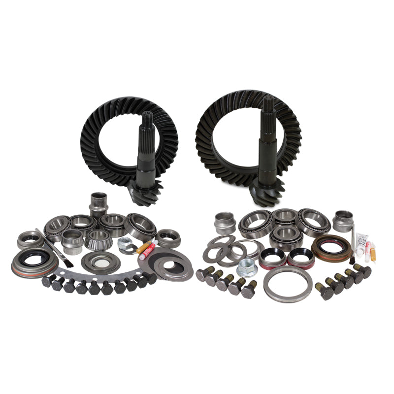 Yukon Gear & Axle YGK005 & Install Kit Package For Jeep TJ w/ Dana 30 Front/Model 35 Rear in a 4.56 Ratio