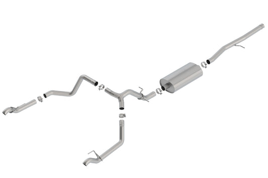 Borla 140767 2019 Chevy Silverado 1500 5.3L V8 CC SB 147.4in WB Touring Cat-Back (Use Fact Fascia Tips) - #140767