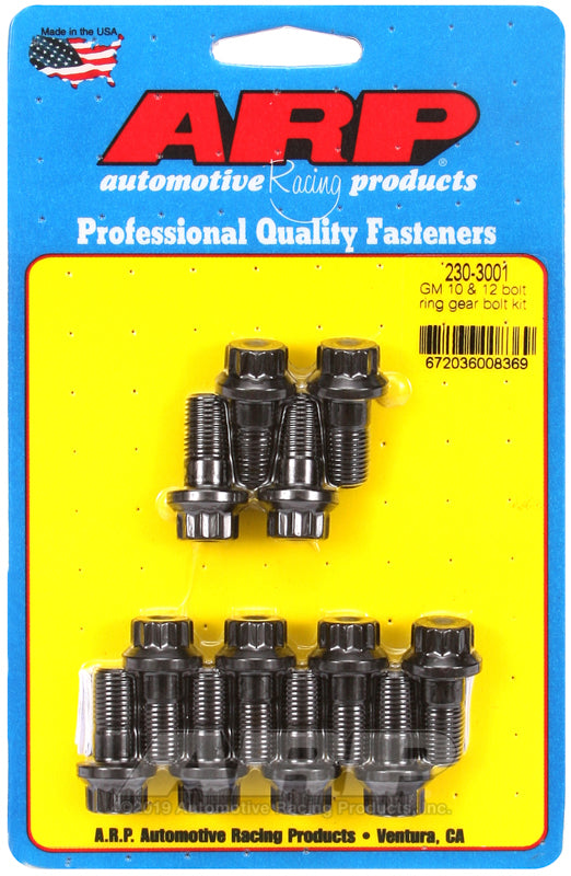 ARP 230-3001 for GM 10 and 12 Bolt Ring Gear Bolt Kit