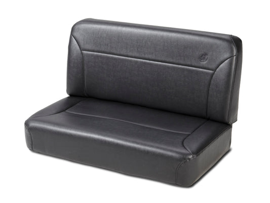 Bestop Back Seat - 55-83 for Jeep CJ5 Rear Trailmax II Fixed (All Vinyl Black