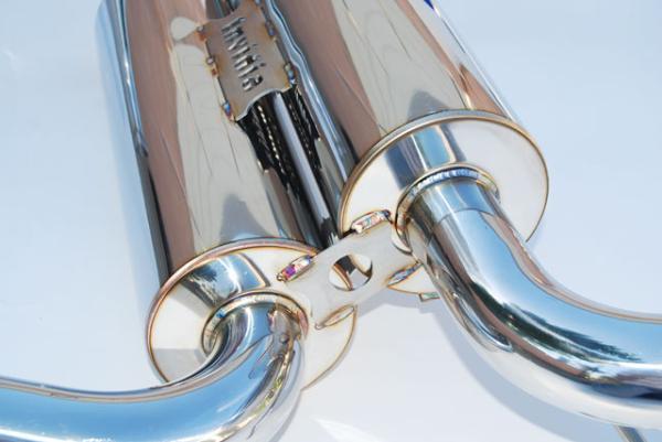Invidia HS02N3ZGIT 02-08 Nissan 350Z Gemini Single Layer Titanium tip Cat-back Exhaust