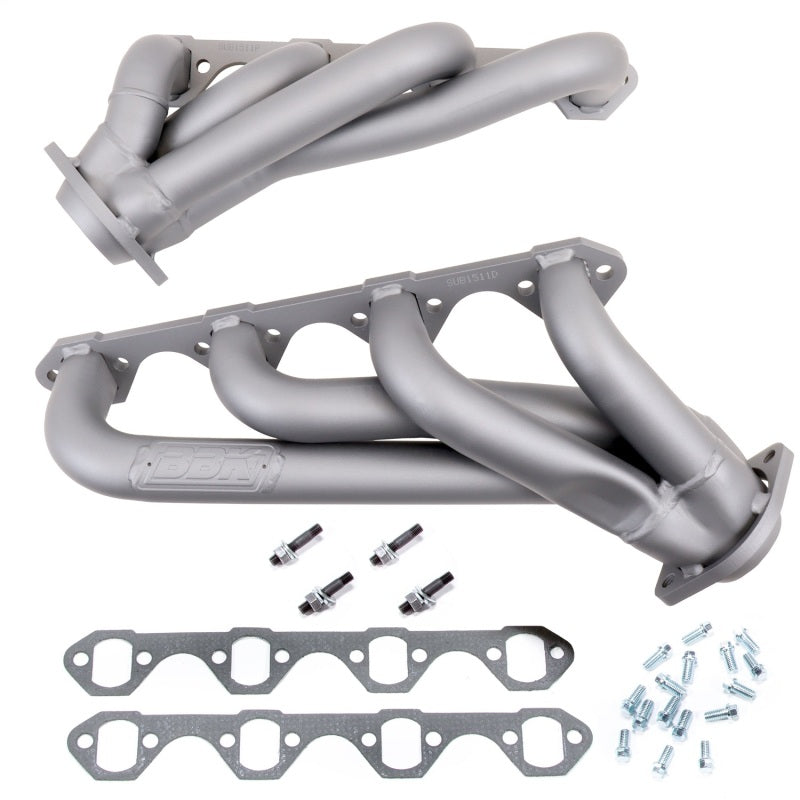 BBK Performance 1511 351W Swap Shorty Unequal Length Headers for Fox Ford Mustang 351W Swap
