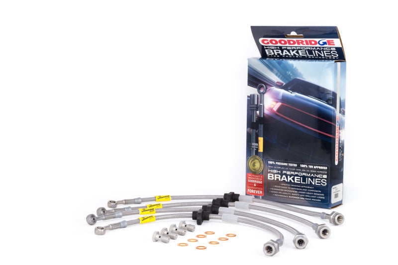 Goodridge 97-01 Honda Prelude (Base Model) Stainless Steel Brake Line Kit 20037