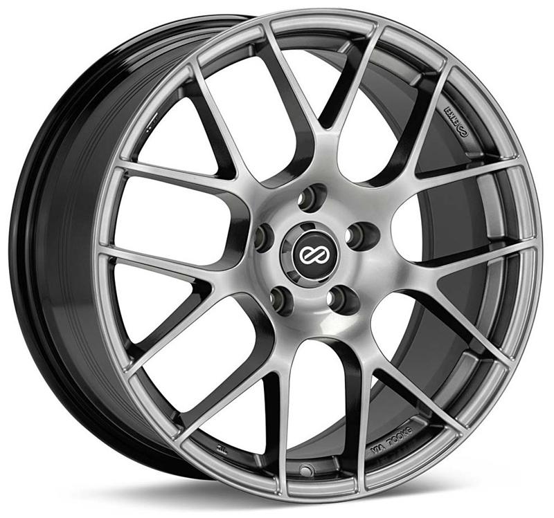 Enkei Raijin 18x9.5 35mm Offset 5x120 Bolt Pattern 72.6 Bore Diameter Hyper Silver Wheel