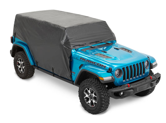 Bestop 07-18 Jeep Wrangler JK / 18-26 JL 4-Door All Weather Trail Cover (Black Hard Top)