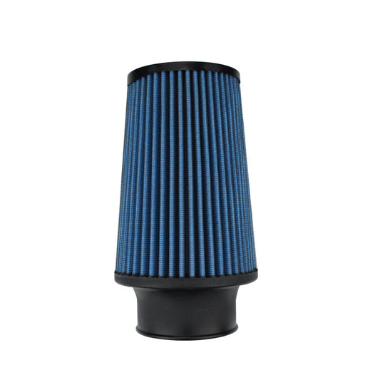 Injen NanoWeb Dry Air Filter 3.00in Neck 5.00in Base 7.00in Tall 4.00in Top 45 Pleats 9.05in Height - #X-1078-BB
