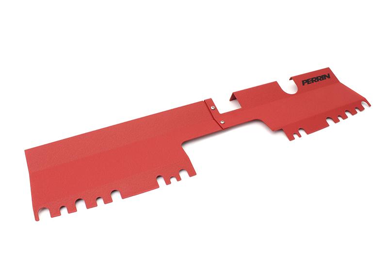 PERRIN 15-21 Subaru WRX/STI Radiator Shroud (With/Without OEM Intake Scoop) - Red