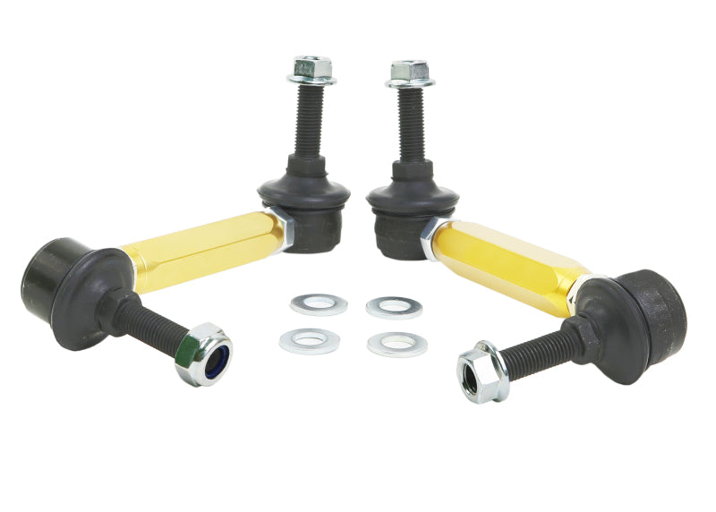 Whiteline KLC140-135 Universal Sway Bar End Link Kit 130-155mm Heavy Duty Adjustable 10mm Ball Studs for 2013-2018 BMW 320i, 2013-2018 BMW 320i xDrive, 2016-2021 BMW M2 and More
