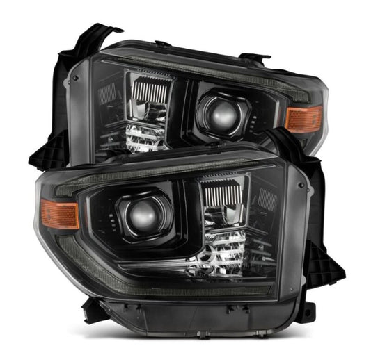 AlphaRex 880839 14-21 Toyota Tundra PRO-Series Projector Headlights Black w/Sequential Signal + DRL