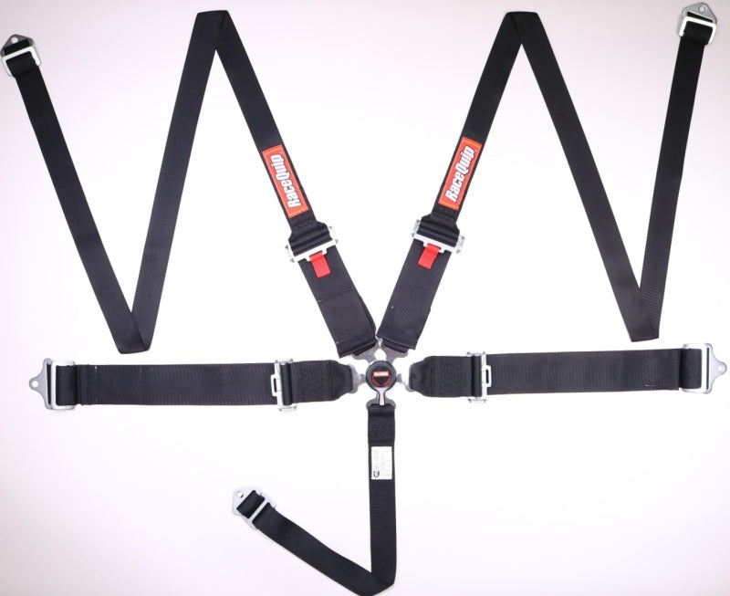 RaceQuip 745005 Black SFI Camlock 5-Point Pull-Down Lap Head & Neck Restraint Seat Belt