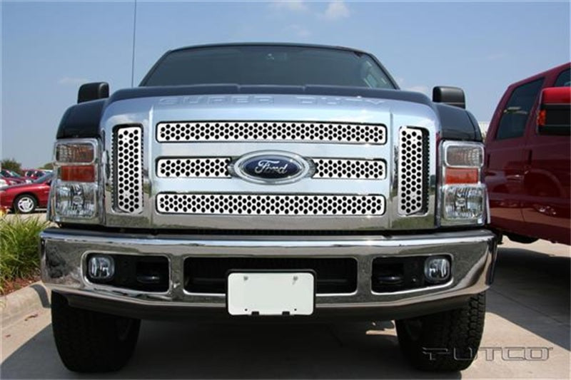 Putco for 2008-2010 Ford Super Duty (Will not Fit XL/FX4) Punch Stainless Steel Grilles