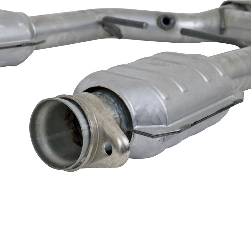 BBK Performance 1538 Short Mid H-Pipe with Catalytic Converters (2-1/2 in) for 1996-2004 Ford Mustang GT Cobra 4.6L