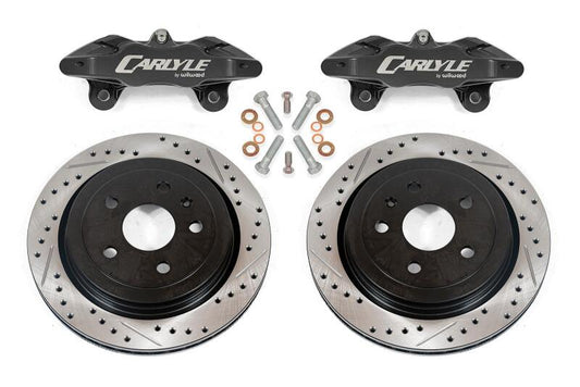 BMR Suspension 2008-2009 Pontiac GT Brake Kit for 15in Conversion Drilled & Slotted Rotors - Black