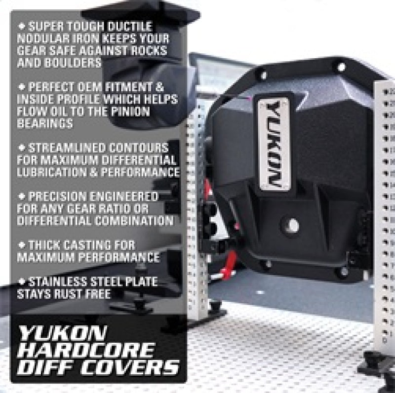Yukon Gear & Axle YHCC-D30 Hardcore Diff Cover for Dana 30/Super 30