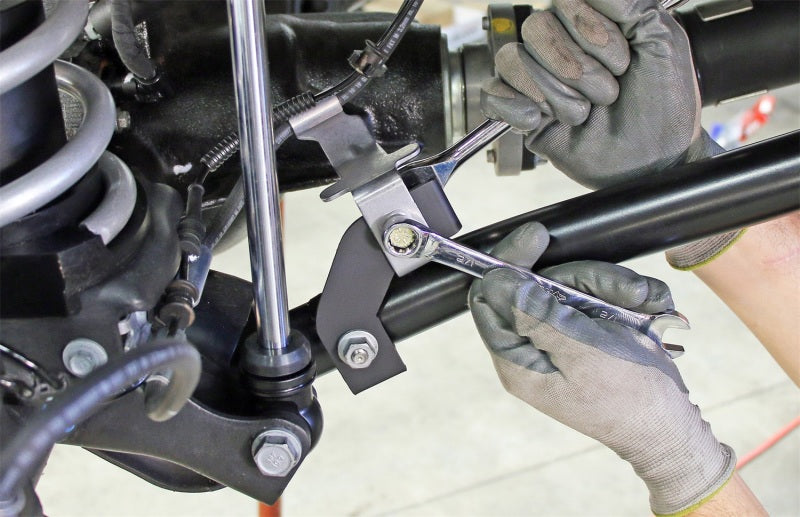 RockJock JL/JT Front Brake Hose Relocation Bracket Kit