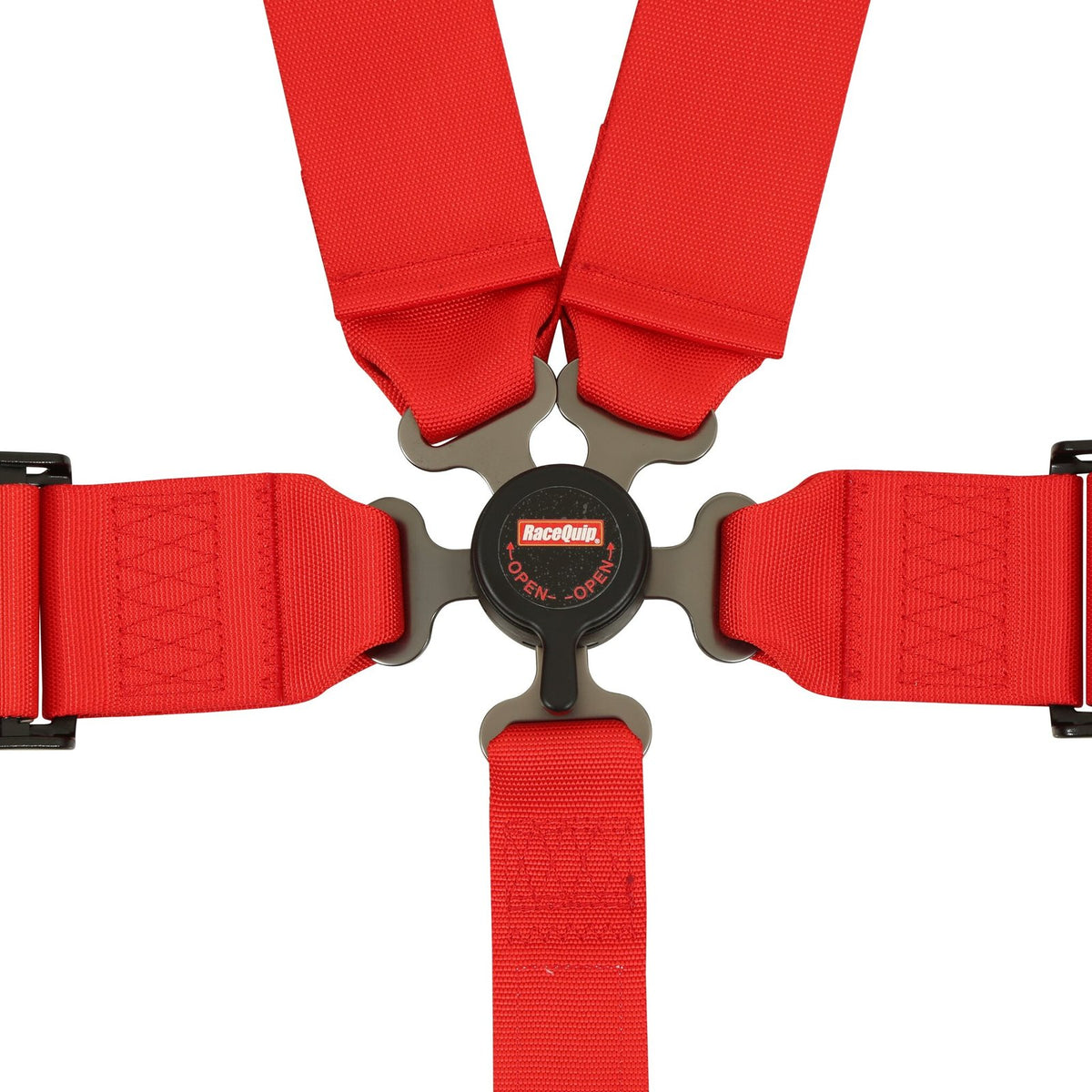 RaceQuip 741011 Red SFI Camlock 5-Point Pull-Down Lap Seat Belt