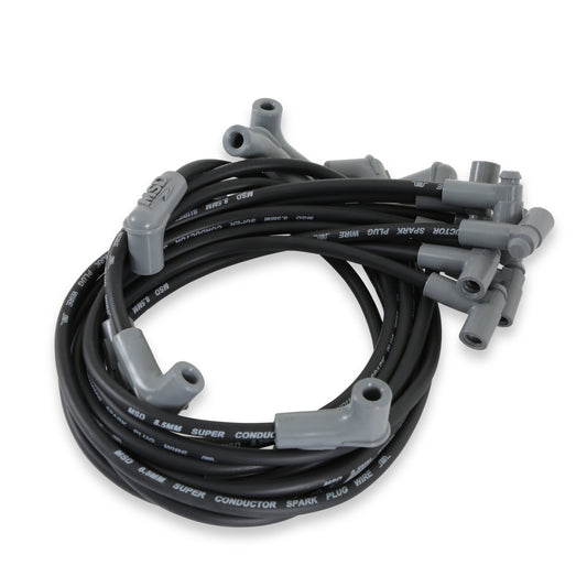 MSD 35593 Wire Set, SC Blk, SB for Chevy for use with HEI Cap