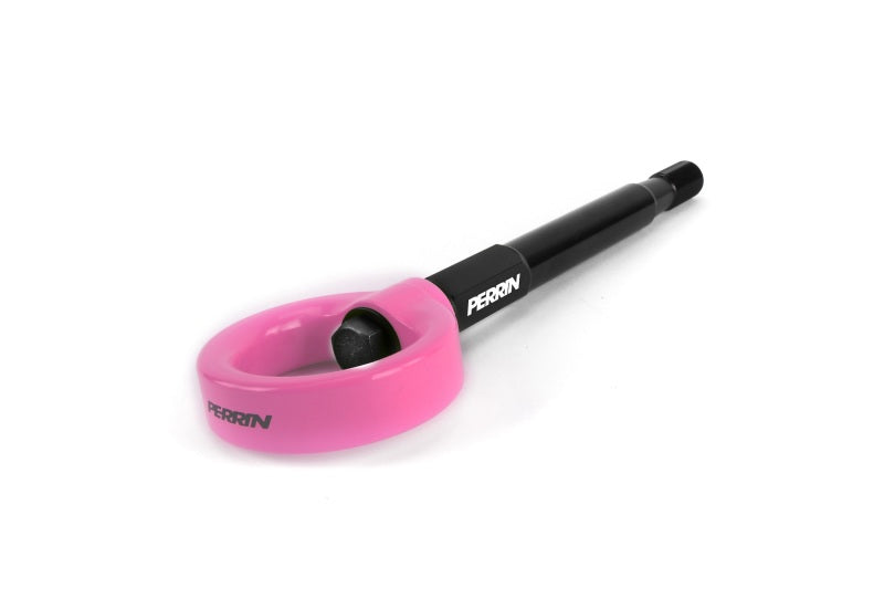 PERRIN 22-26 Subaru WRX / 18-23 Crosstrek / 17-23 Impreza Forester Tow Hook Kit (Front) - Hyper Pink