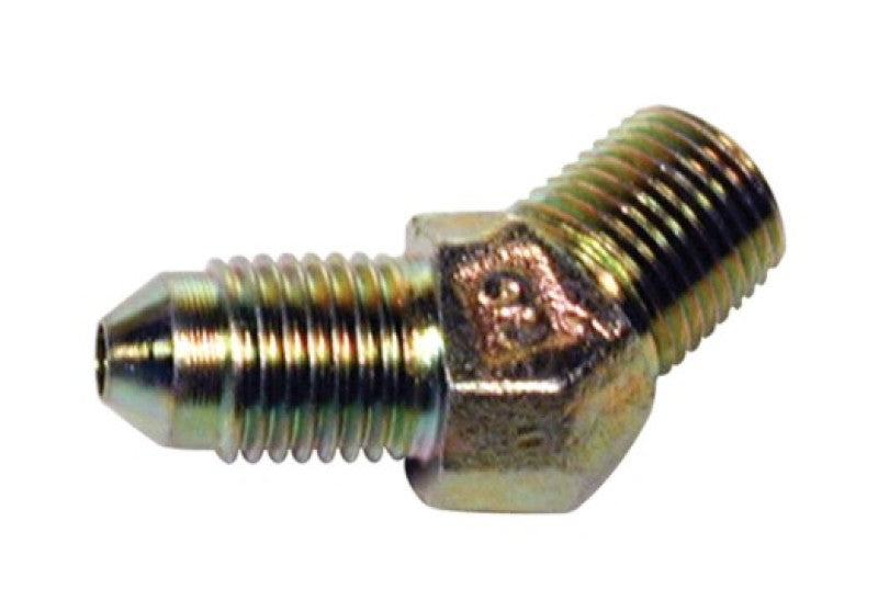 Wilwood Inlet Fitting - 1/8-27 NPT to -3 (45) - #220-6412