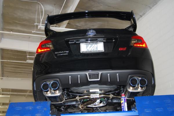 Invidia HS15STIG3T 15-21 Subaru WRX/STI Sedan Q300 Quad Titanium Tips Cat-back Exhaust