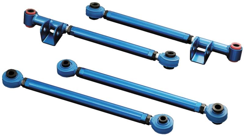 Cusco Lateral link Kit-Rear Front Side adj. Pillowball ends WRX GD 666 474 LA