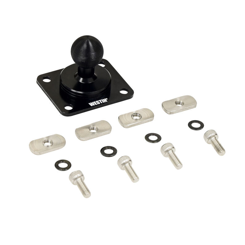 Westin 10-21035 Adventure Mount Accessory AMPS Compatible Base Mount 38mm x 30mm