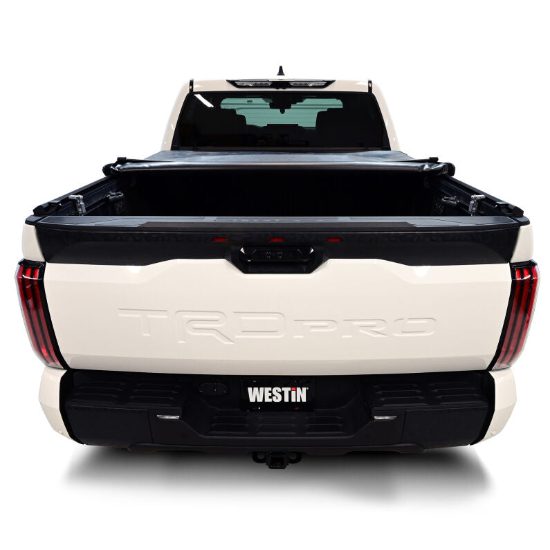 Westin 19-10285 Soft Roll Tonneau Cover for 2022-2026 Toyota Tundra 5.5 ft Bed Black