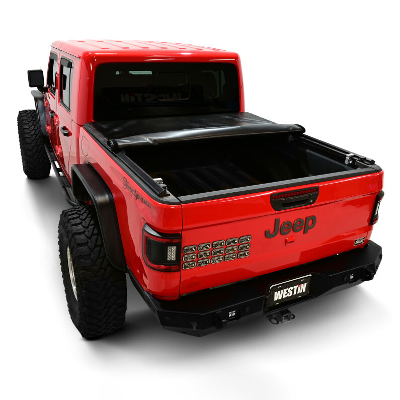 Westin 19-14165 Soft Roll Tonneau Cover for 2020-2026 Jeep Gladiator JT 5ft. Bed Black