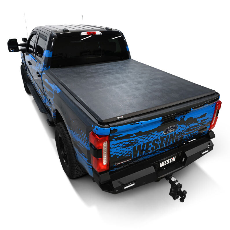 Westin 19-21005 Soft Tri-Fold Tonneau Cover for 2017-2026 F-250/350 Super Duty Black