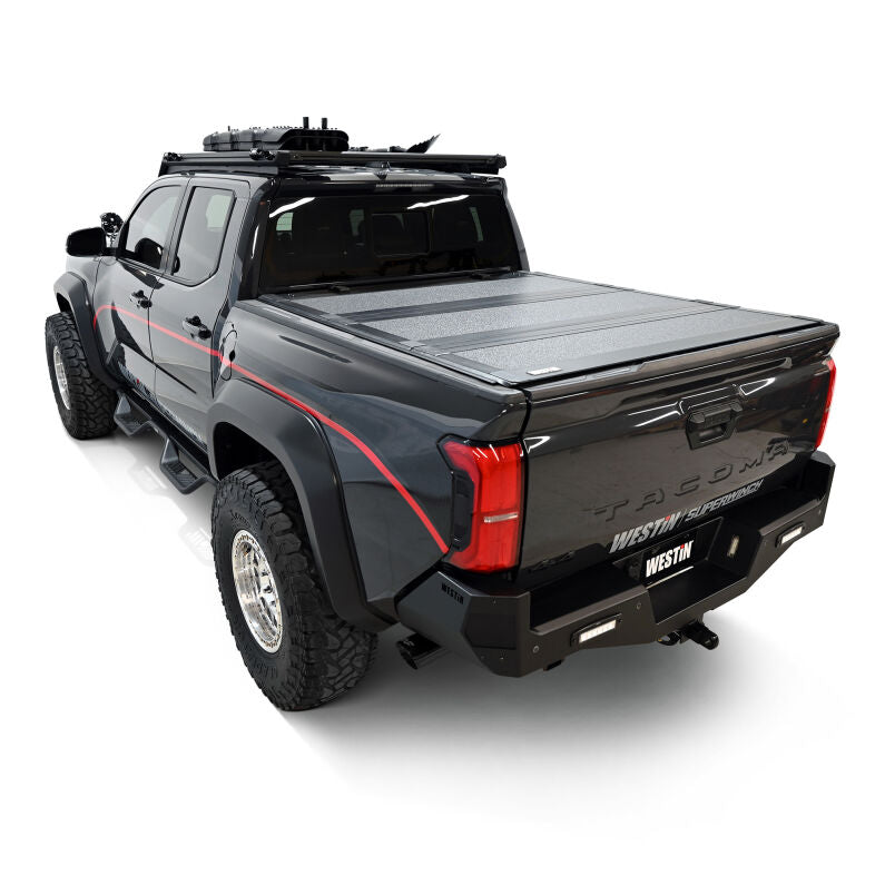 Westin 19-42785 Hard Tri-Fold Tonneau Cover for 2024-2026 Toyota Tacoma 2WD/4WD 5ft. Bed Black