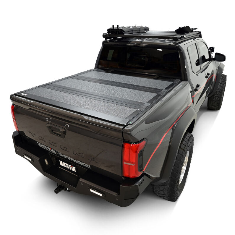 Westin 19-42785 Hard Tri-Fold Tonneau Cover for 2024-2026 Toyota Tacoma 2WD/4WD 5ft. Bed Black
