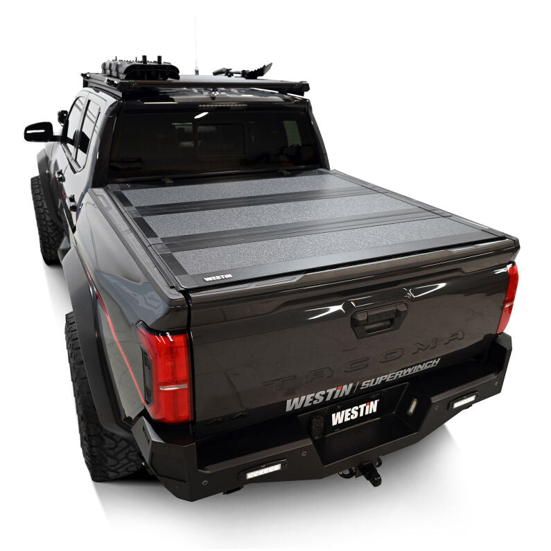 Westin 19-42785 Hard Tri-Fold Tonneau Cover for 2024-2026 Toyota Tacoma 2WD/4WD 5ft. Bed Black