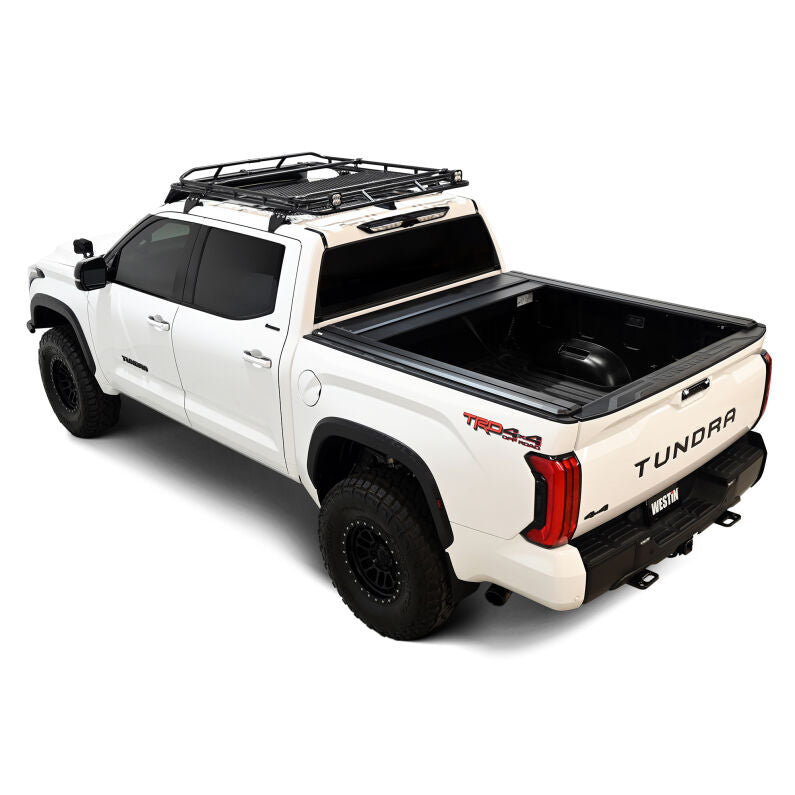 Westin 19-60285 Manual Retractable Tonneau Cover for 2022-2026 Toyota Tundra 5.5ft Bed Black