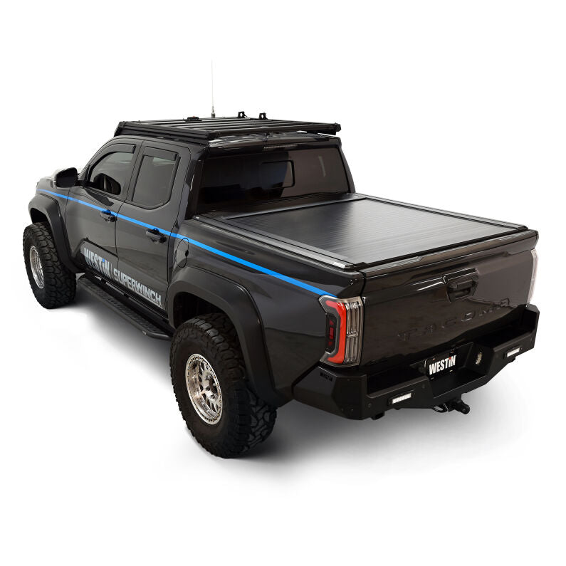 Westin 19-62785 Manual Retractable Tonneau Cover for 2024-2026 Toyota Tacoma 5ft Bed Black