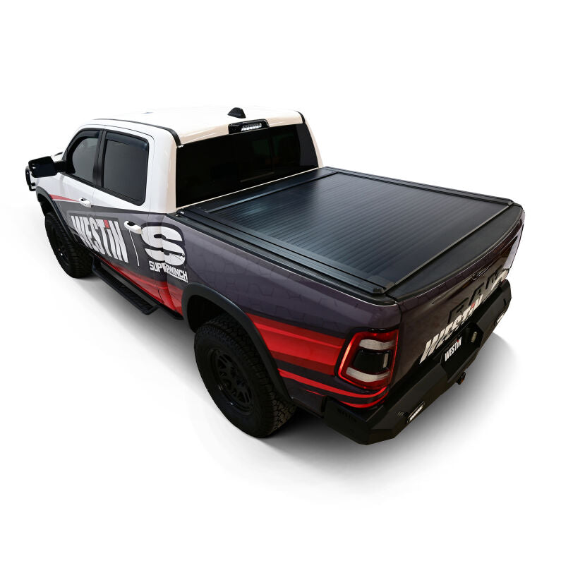 Westin 19-64705 Manual Retractable Tonneau Cover for 2019-2026 Ram 1500 5ft 7in Bed Black
