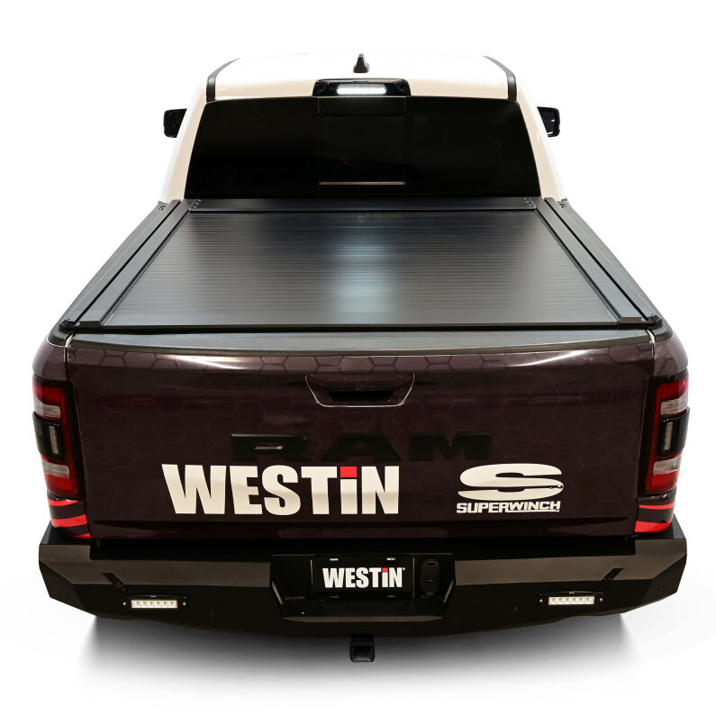 Westin 19-64705 Manual Retractable Tonneau Cover for 2019-2026 Ram 1500 5ft 7in Bed Black