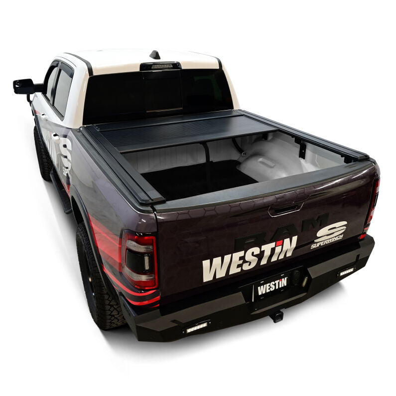 Westin 19-64705 Manual Retractable Tonneau Cover for 2019-2026 Ram 1500 5ft 7in Bed Black