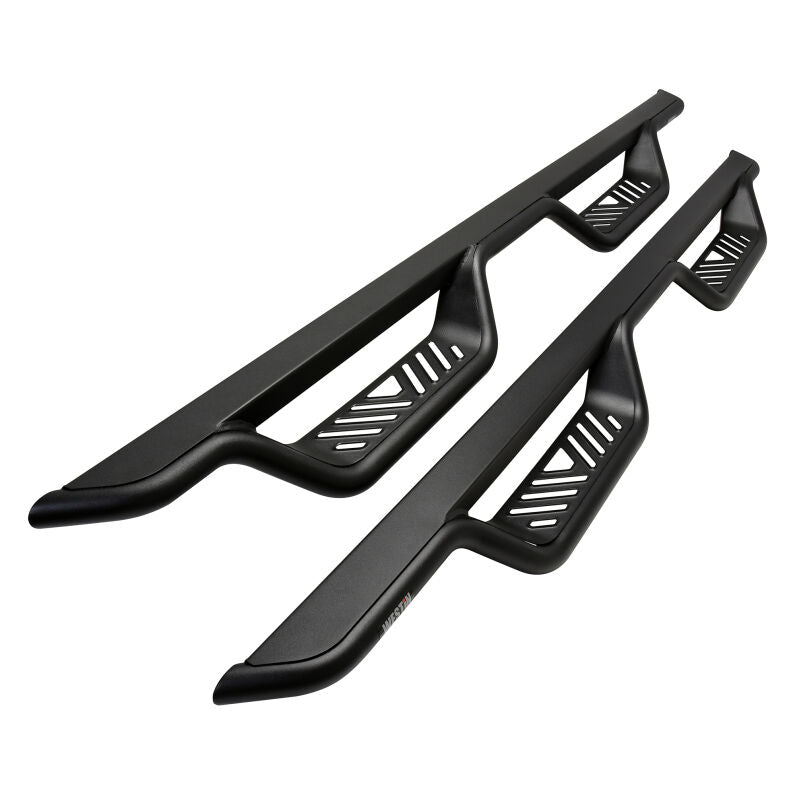 Westin 20-12775 Outlaw Drop Nerf Step Bars for 2005-2023 Toyota Tacoma Double Cab Textured Black