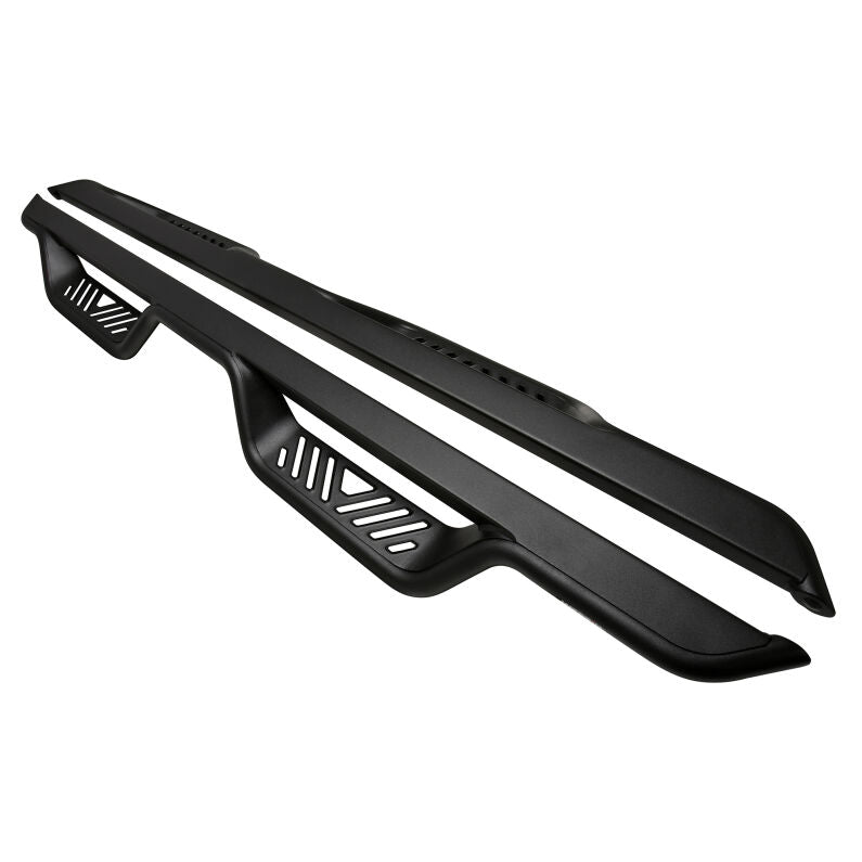 Westin 20-12775 Outlaw Drop Nerf Step Bars for 2005-2023 Toyota Tacoma Double Cab Textured Black